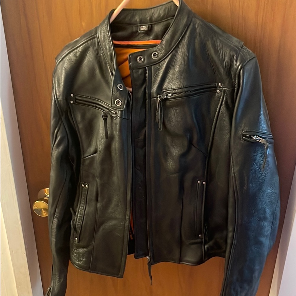 Classic Black Leather Jacket